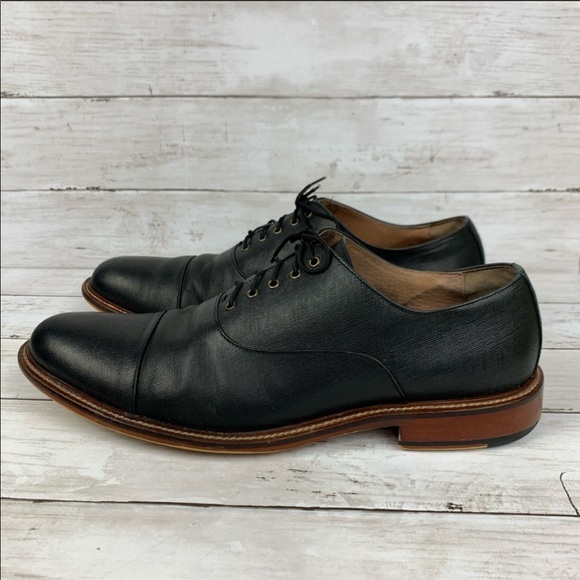 SOLD! Aston Grey Bandino Oxford Dress Shoes - Picture 6 of 8